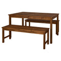 Acacia Wood 3 Piece Patio Dining Set W8797