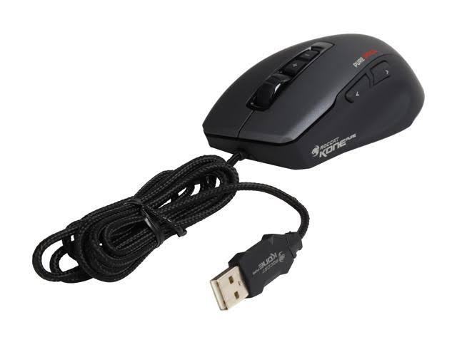 Black 7 Buttons USB Wired Optical 4000 dpi Gaming Mouse P500320