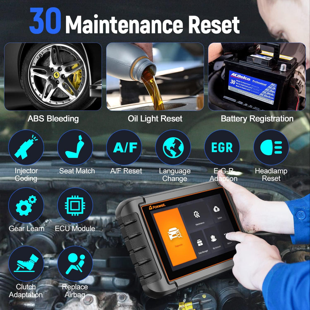 Bidirectional Scan Tool OBD2 Scanner with 30 Service Reset U648839