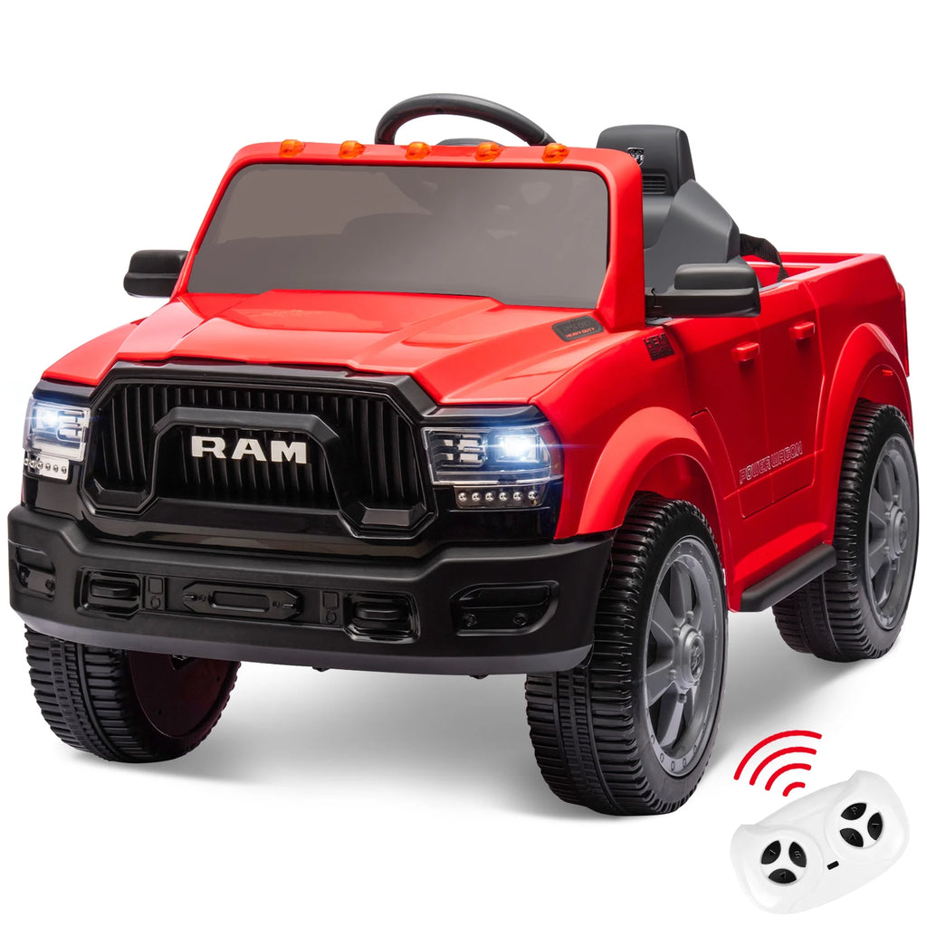 12V Powered Ride On Truck Car with Parents Remote Control, Red P3049