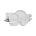 16 Pieces White Coupe Dinnerware Set V89038