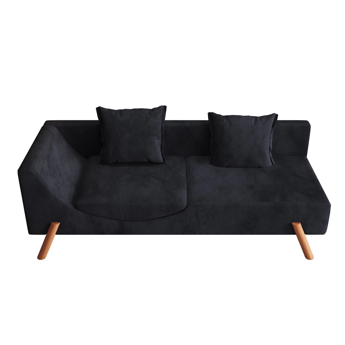 Convertible Multifunctional Chaise Longue Loveseat Sofa V3933