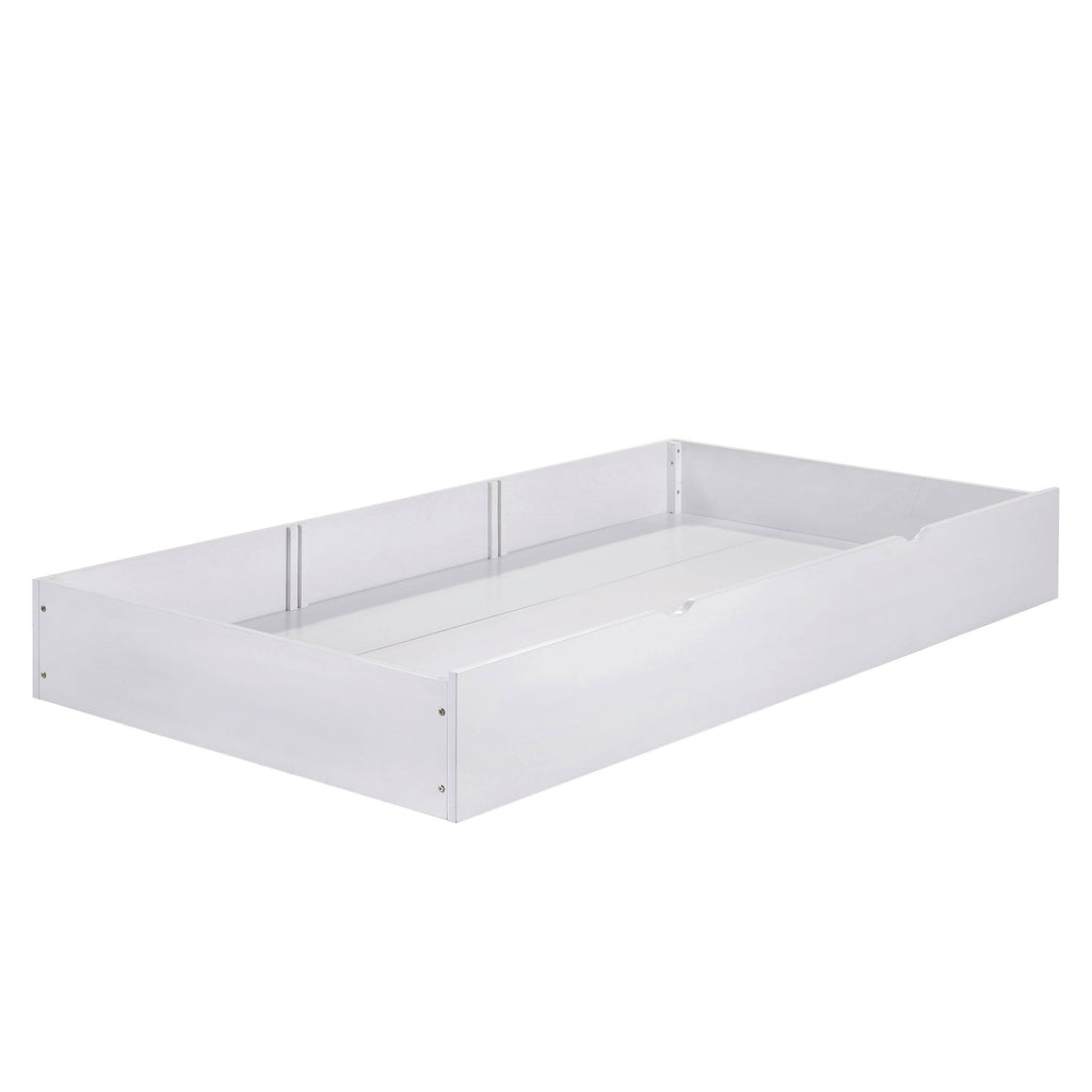 Dark Grey Wood Trundle Q63545