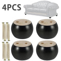 4 Wooden Replacement Furniture Legs Turned Pine M59904