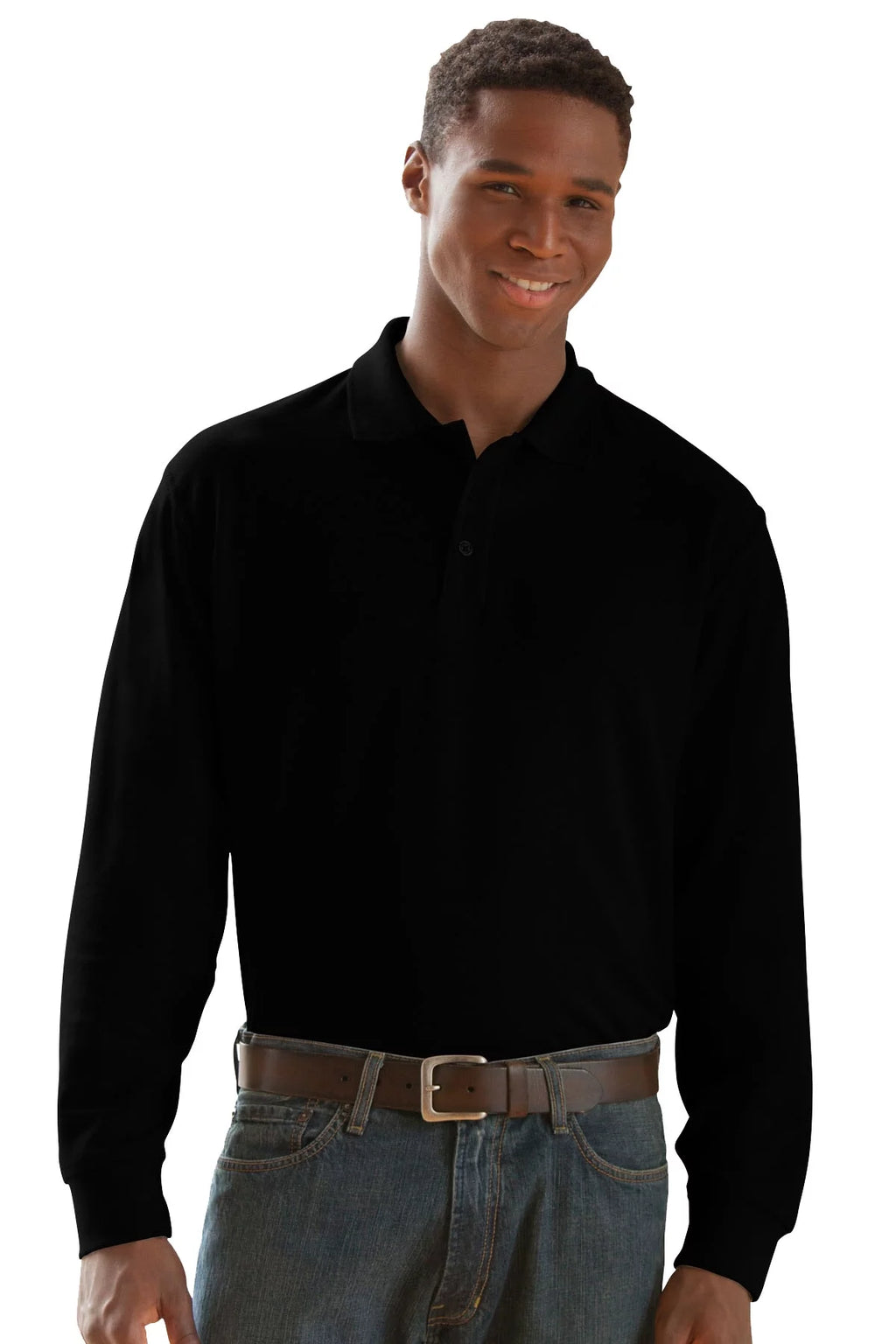 Long Sleeve Pique Polo O133920