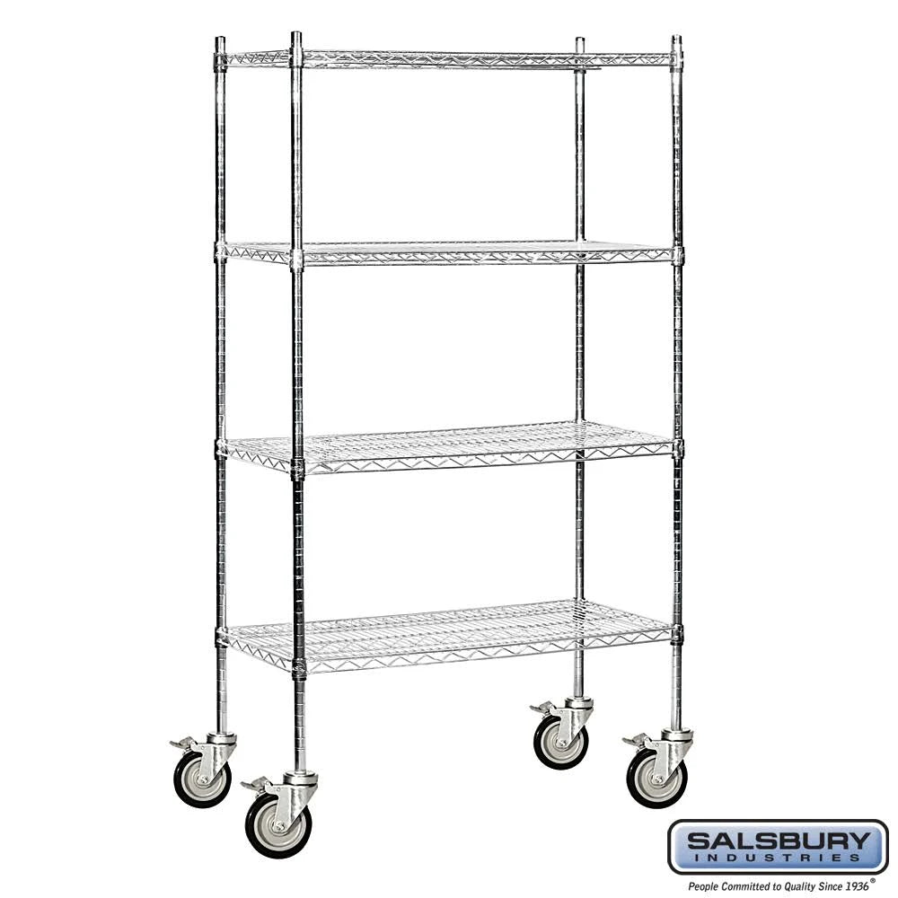 Chrome Wire Shelving O566