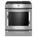 6.5 cu. ft. Slide-In Gas Range with Convection Oven Stainless Steel A3026