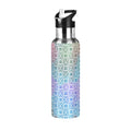 20 oz Insulated Stainless Steel Water Bottle with Straw Lid E474