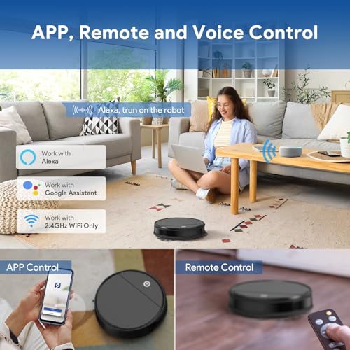 2-In-1 Robot Vacuum and Mop with Gyroscope Navigation K871611