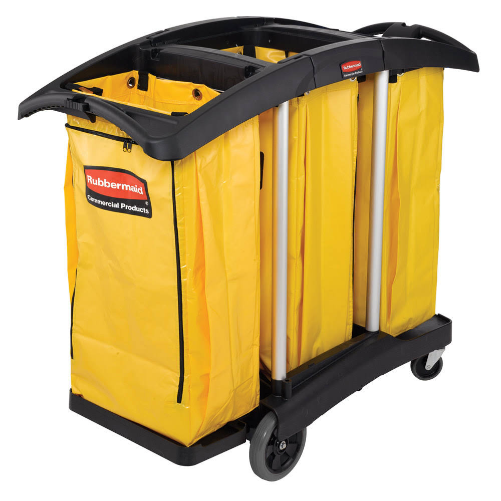 Tri-Bag Waste-Collection Recycling Cart J927354