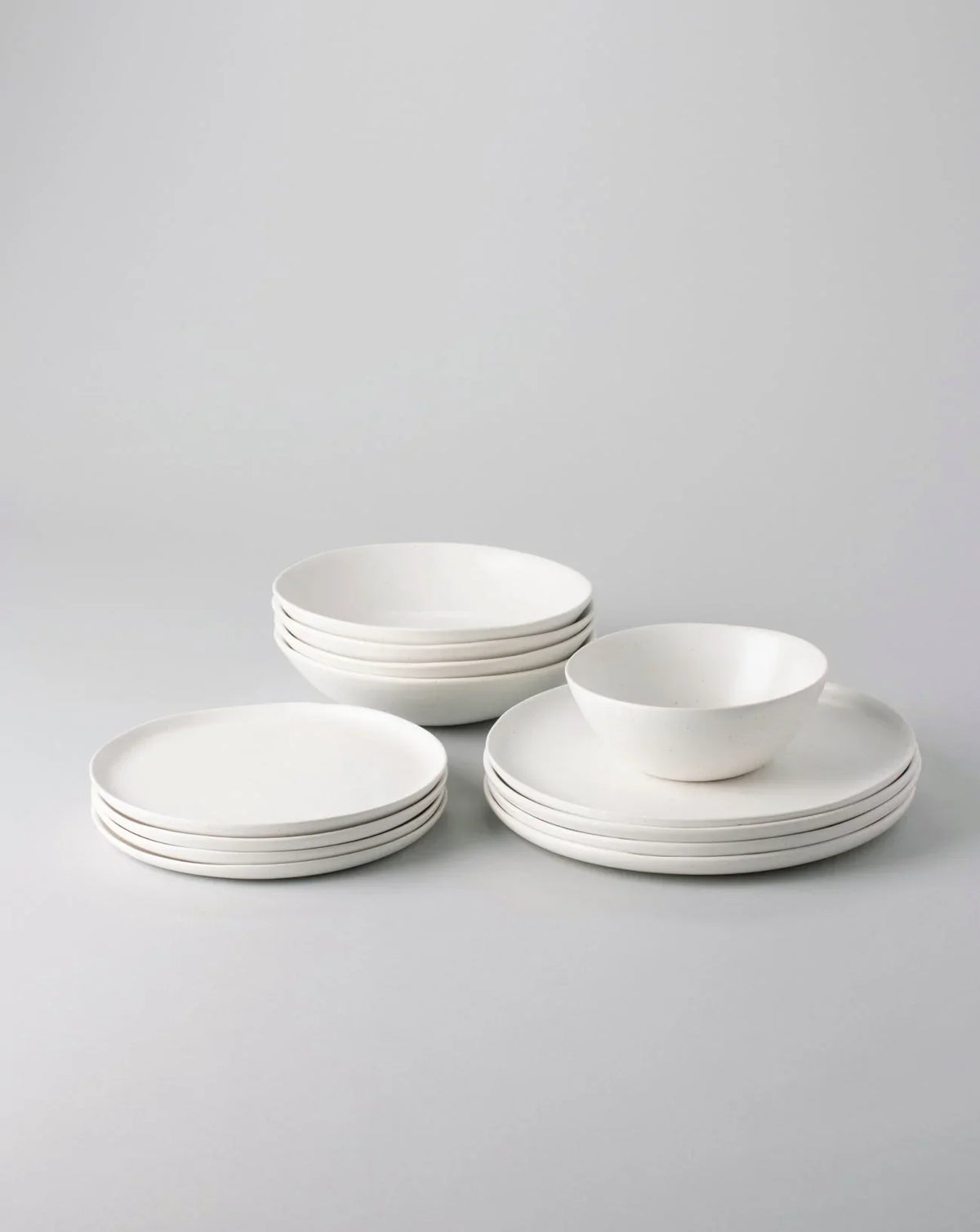 Speckled White Dinnerware Set M48840