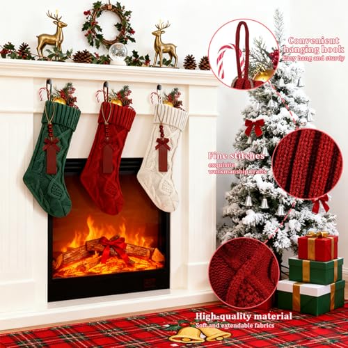 18 Inches Christmas Stockings 3PCS P14085