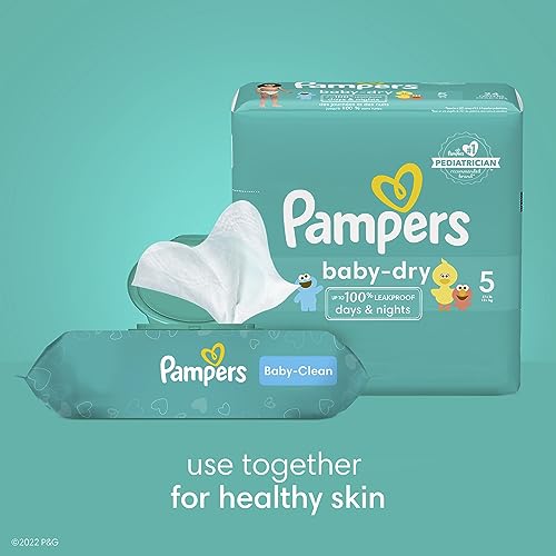 Baby Dry Diapers Size 1 120 Count Disposable Diapers K24912