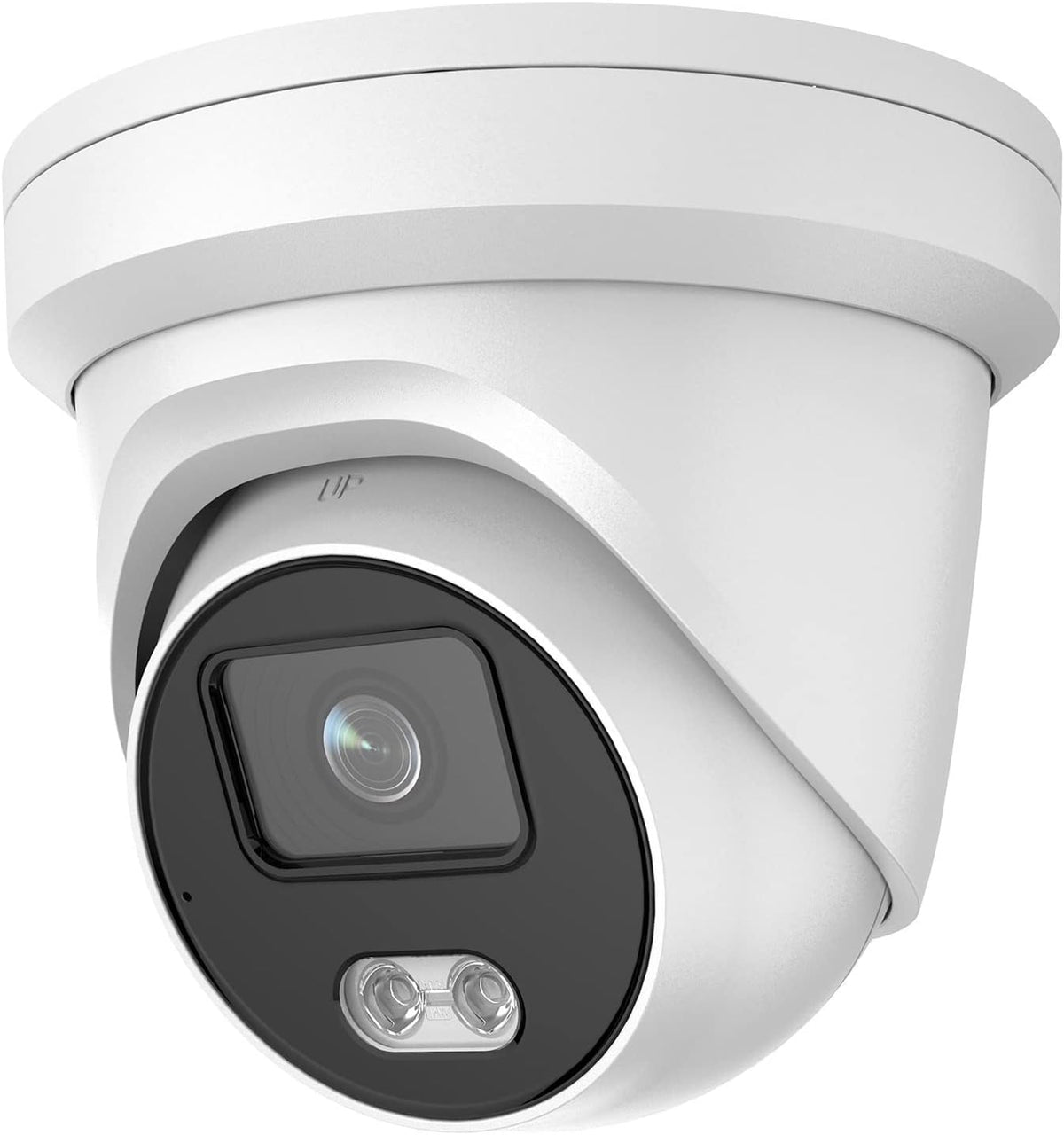 4MP Outdoor PoE Turret IP Camera, 2.8mm, EXIR 98ft Night Vision, Built-in Mic, IP67 Waterproof, H.265+ U821