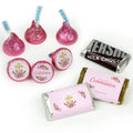 1st Holy Communion Candy Party Favors 100 Pcs Milk Chocolate Kisses 40 Pcs Wrapped Miniatures Pink A382