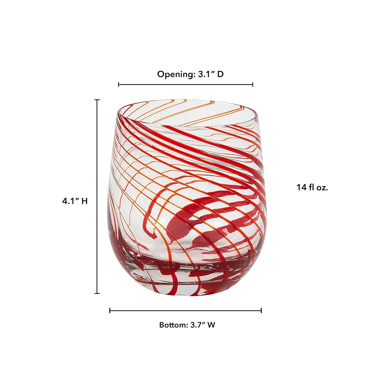 Drinking Glasses Set of 6 P125