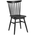 Black Wood Dining Side Chair H883502