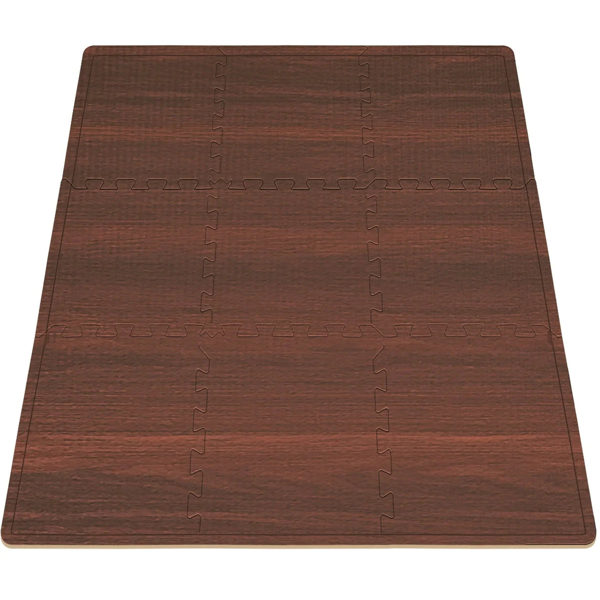 Wood Grain Interlocking Foam Floor Mats 12 x 12 Tiles Y810