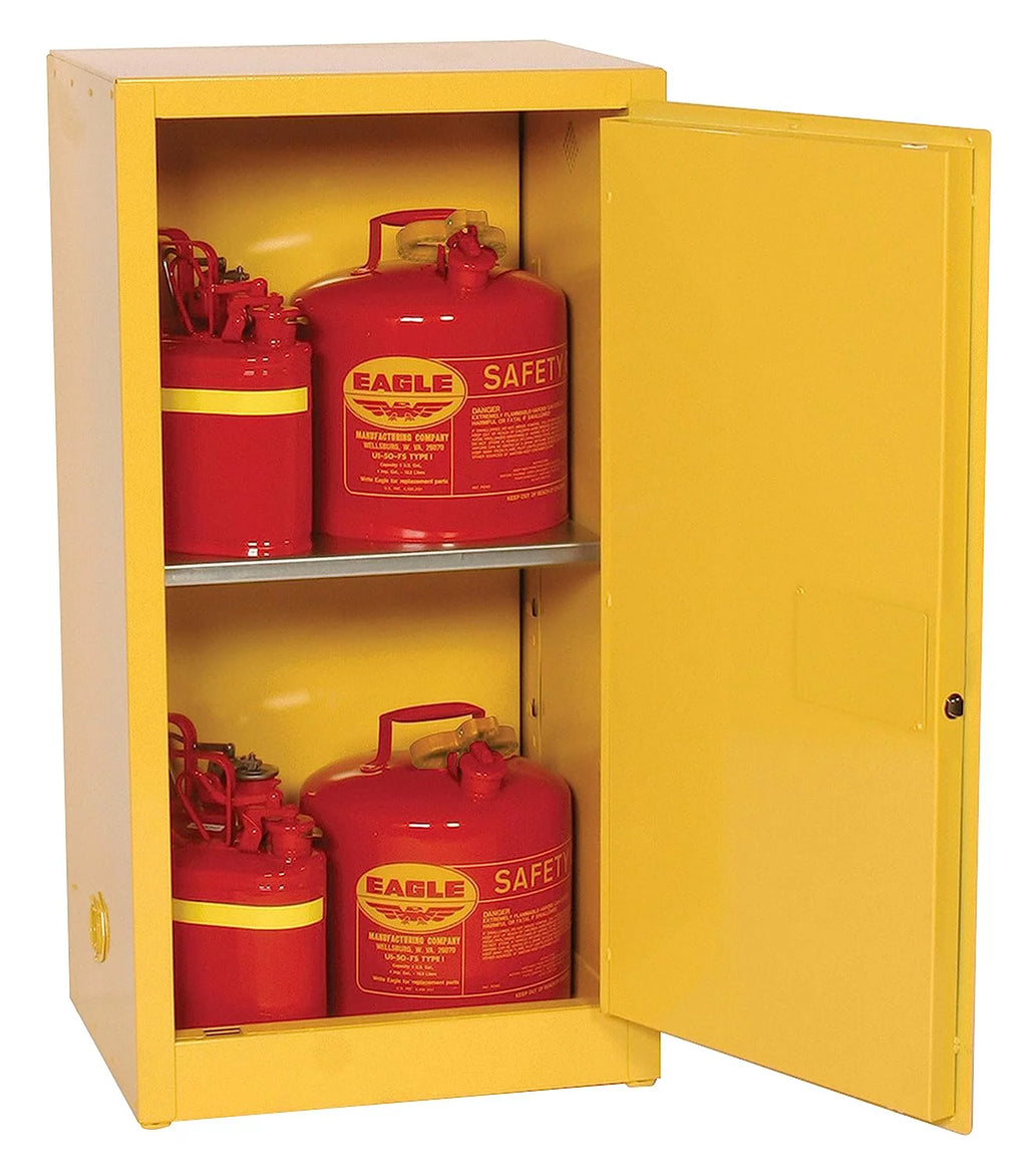 Yellow Flammable Liquid Safety Cabinet H893