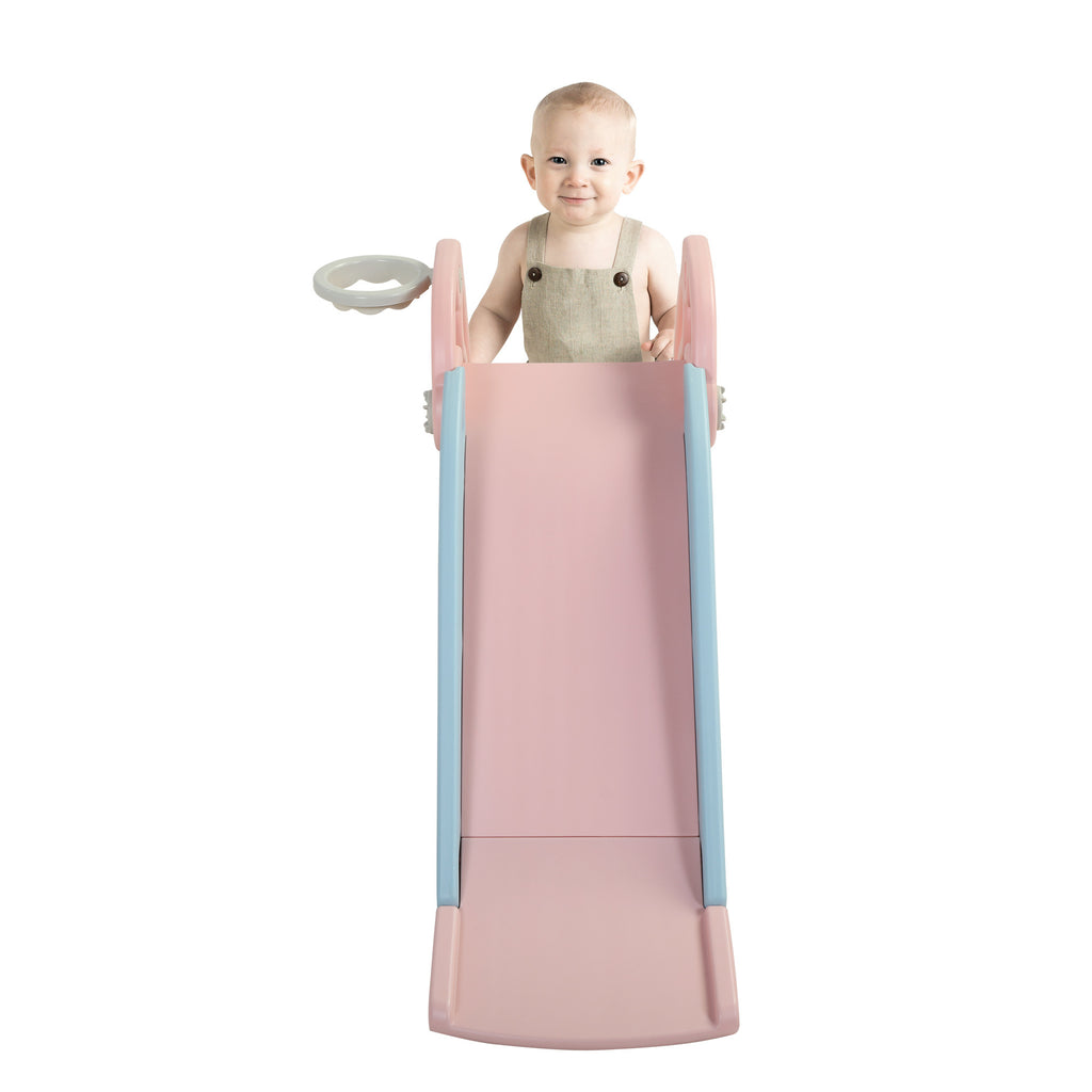 Toddler Slide with Basketball Hoop C18470