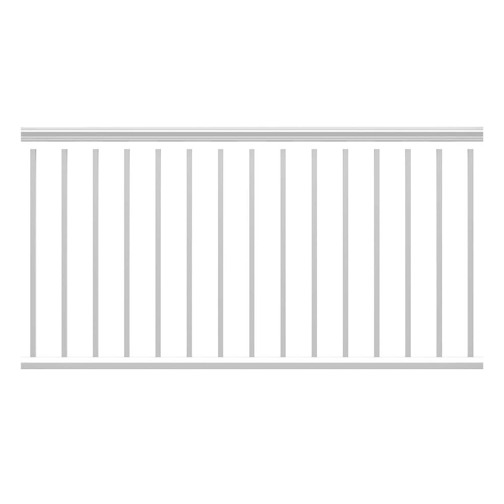 White Aluminum Decorative Rail Level Kit L51534