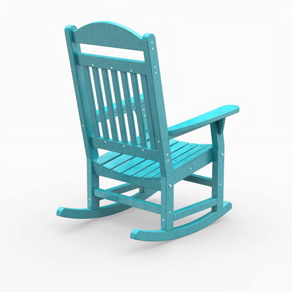 Dark Gray Weather Resistant Rocking Chair O930