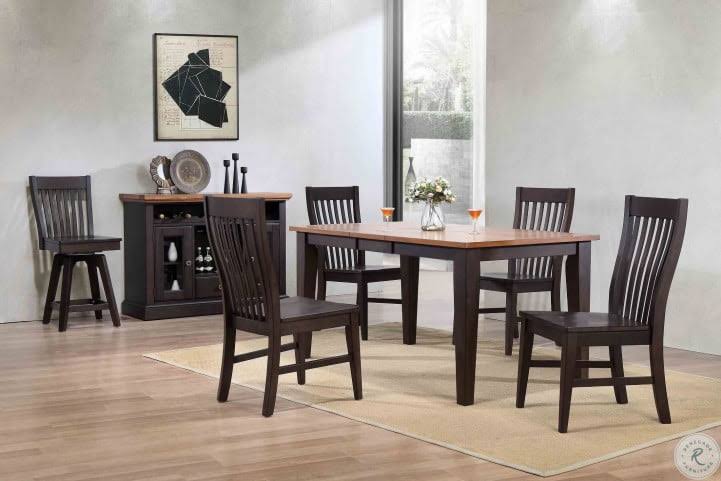 Black Oak Counter Stool Set of 2 W4119