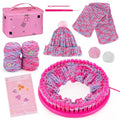 Knitting Loom Craft Kit with Yarn and Hook Needle O971216