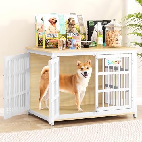 48"/42"/33" Dog Crate Furniture with Name Tag N85923