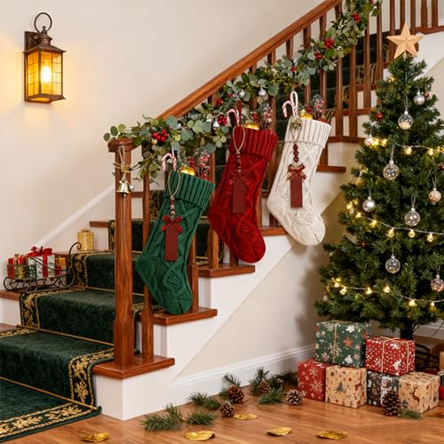 18 Inches Christmas Stockings 3PCS P14085