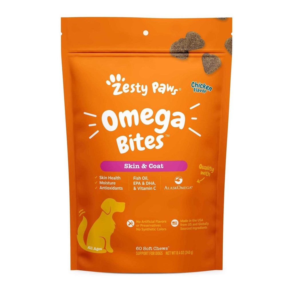 Chicken Flavor Dog Skin & Coat Omega Bites I2977