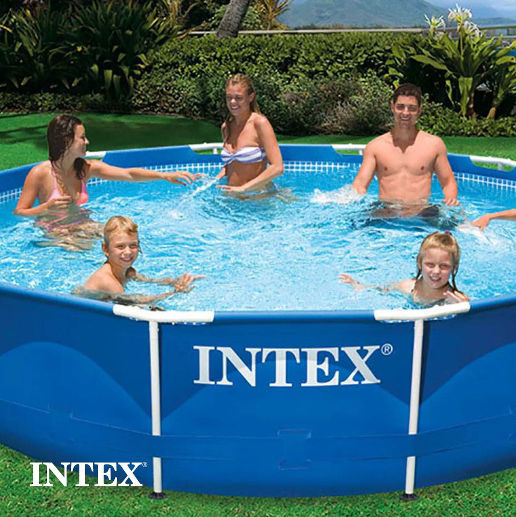 12' x 30 Metal Frame Round Above Ground Swimming Pool H4995