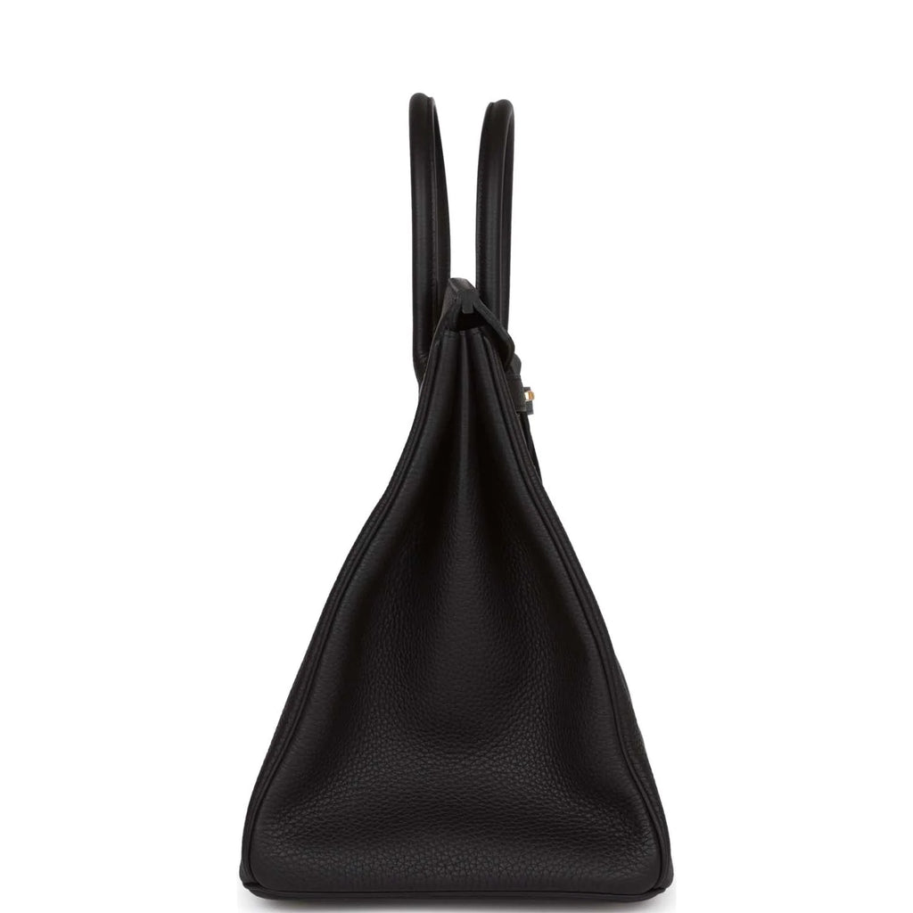 Black Leather Handbag Z68909