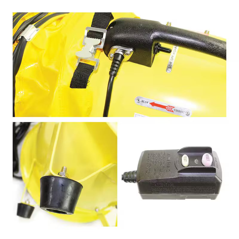 Portable Blower and Exhaust Fan with Hose D325769