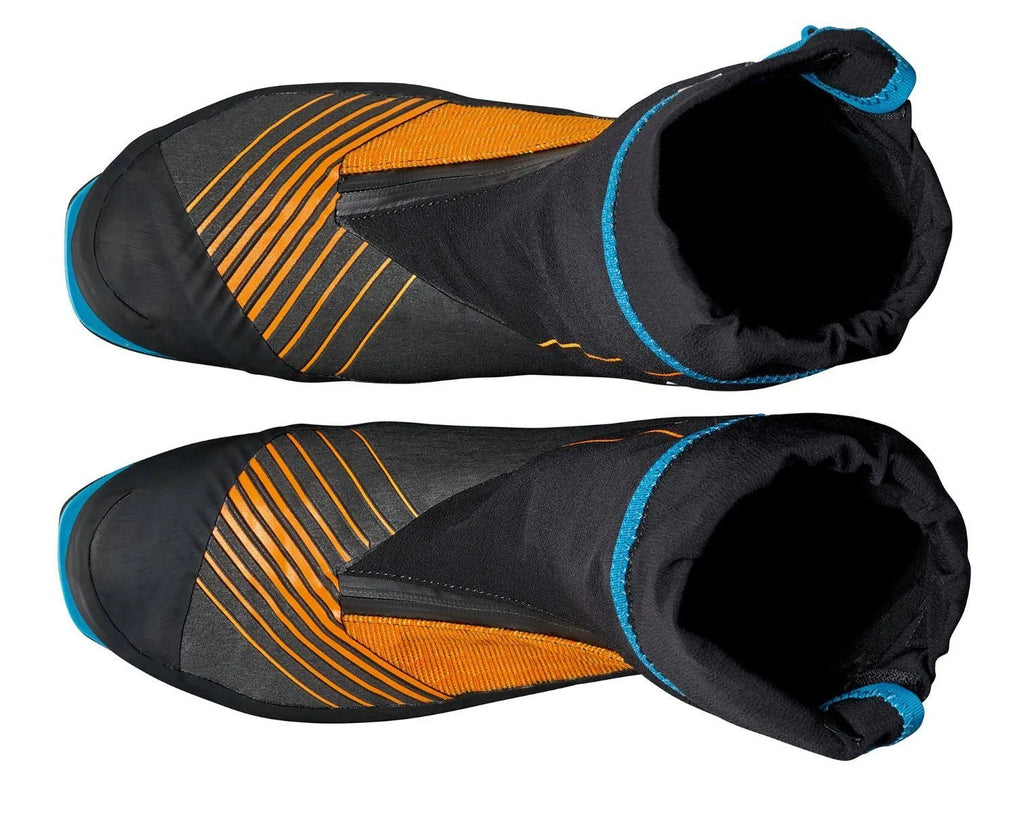 Black/Bright Orange 44.5 Climbing Shoes O2185