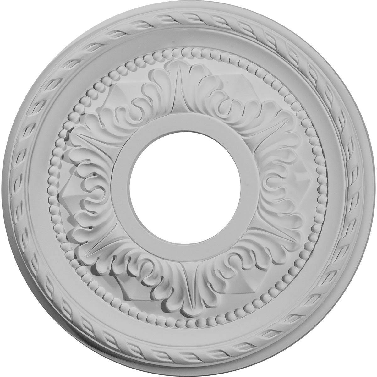 Hand-Painted Castle Stone Crackle Ceiling Medallion C5517