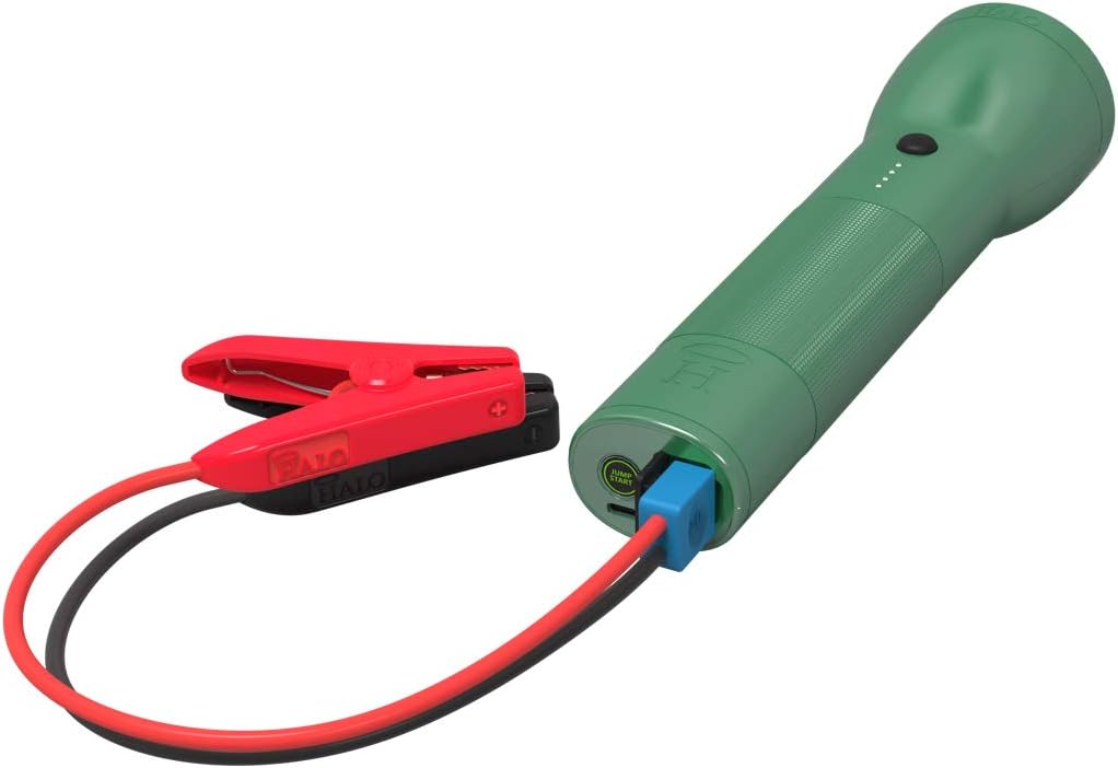 Rechargeable Lithium LED Flashlight with Car Jump Starter and Phone Charger Q551