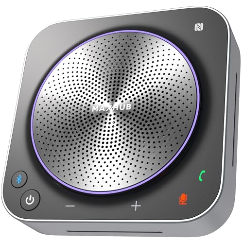 Wireless Bluetooth Microphone Conference Speakerphone, 360° Omnidirectional 8-Array Microphones Z795