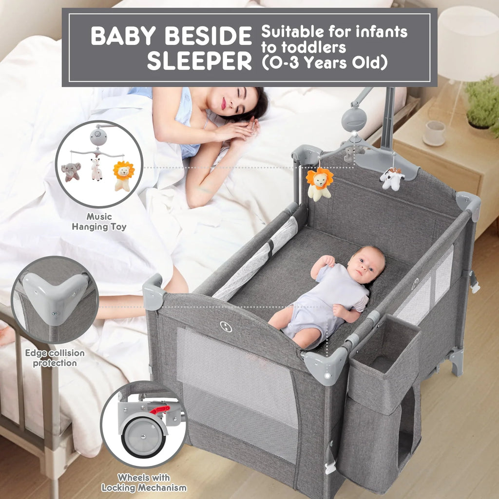 5 in 1 Portable Playard and Bassinet E5029