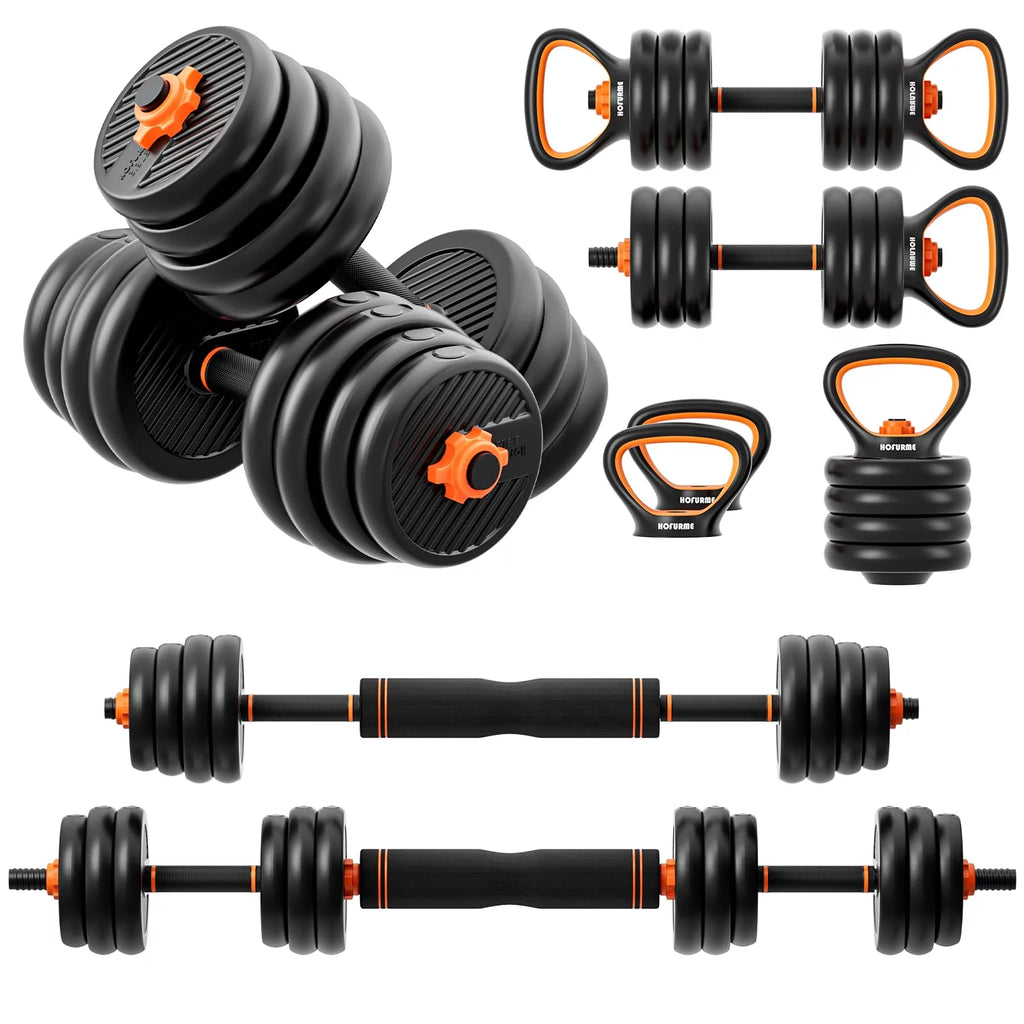 Adjustable Dumbbell Set Black O625
