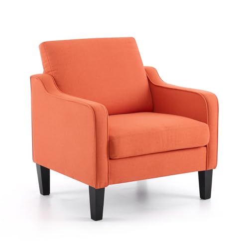 Beige Fabric Accent Armchair T528938