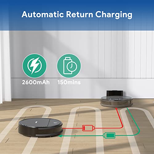 2-In-1 Robot Vacuum and Mop with Gyroscope Navigation K871611