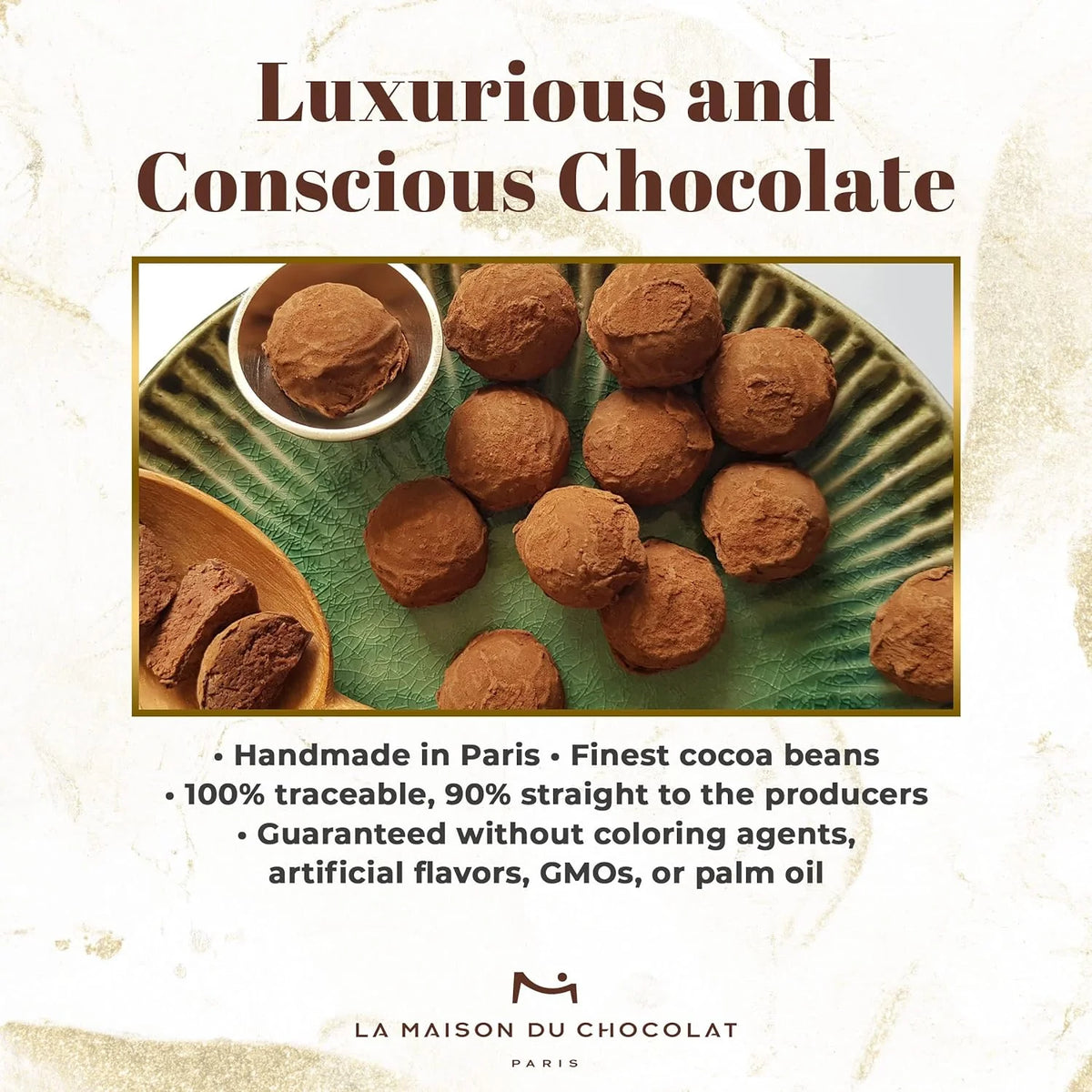 Dark Chocolate Truffles Gift Box 35Pcs R124