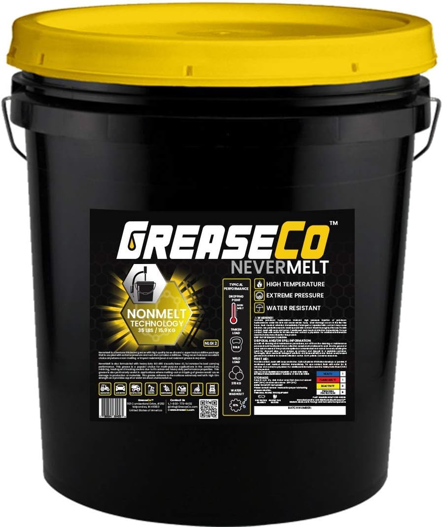 Red Tacky Grease Pail - NLGI 2 - 35 LB L190