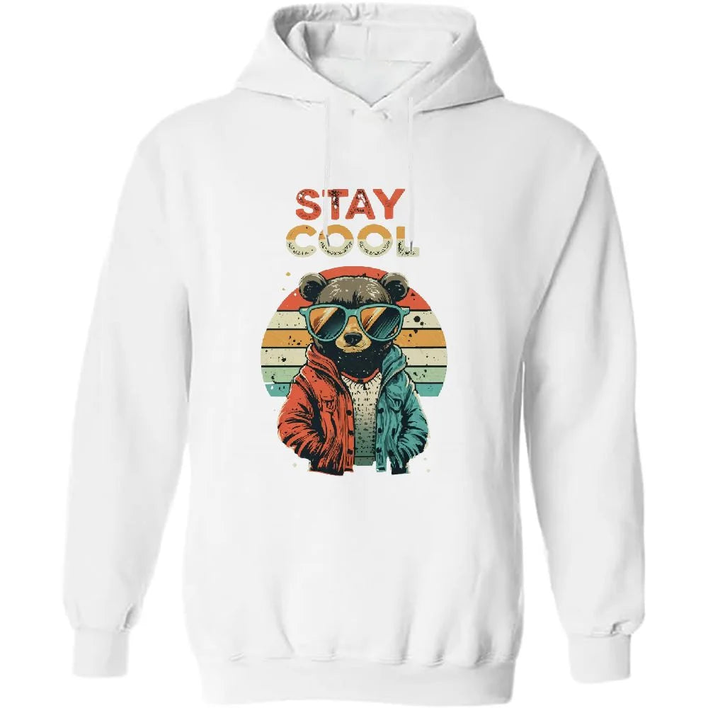 Men's White Hoodie I190269
