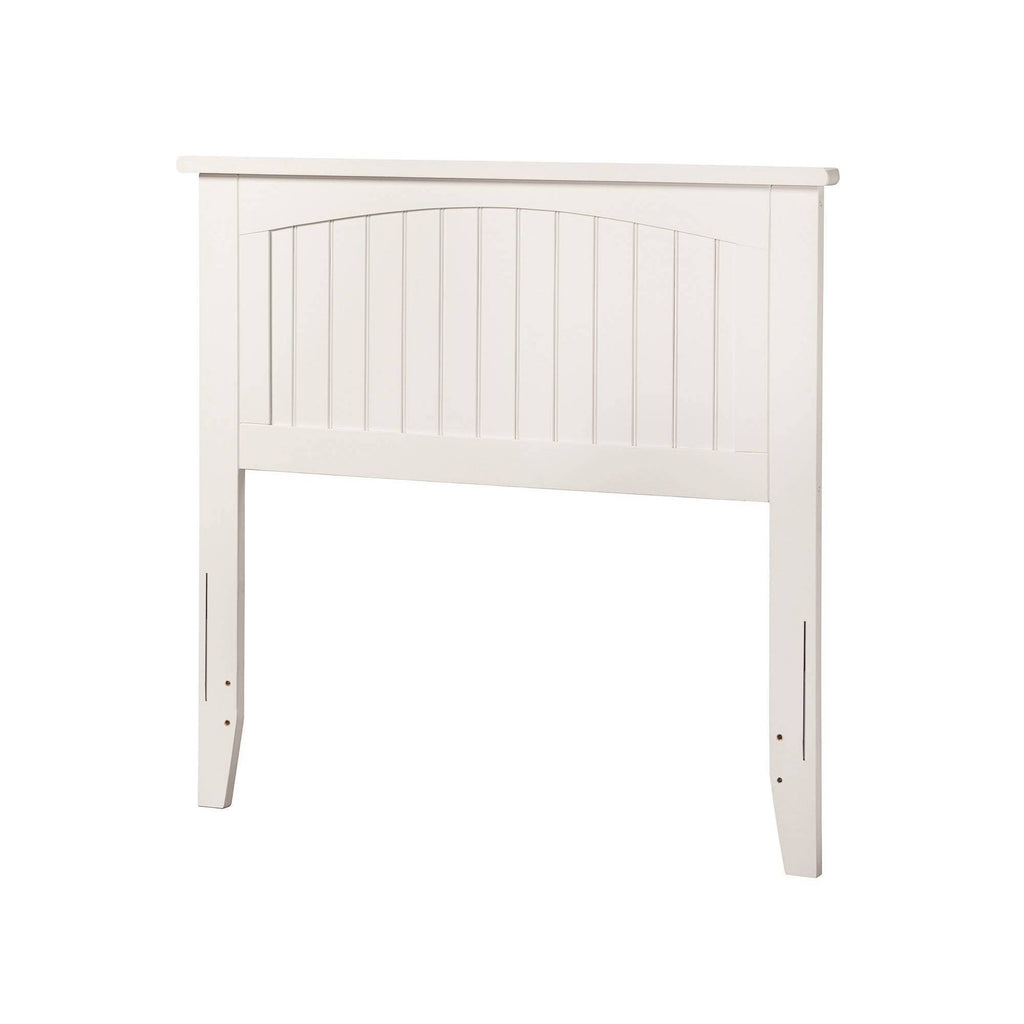 White Twin Panel Headboard T4417