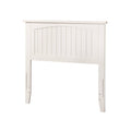 White Twin Panel Headboard T4417