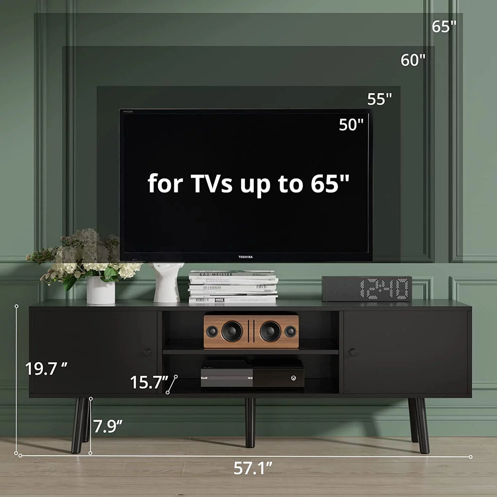 Black Wooden TV Stand for 60/65 inch TV X970