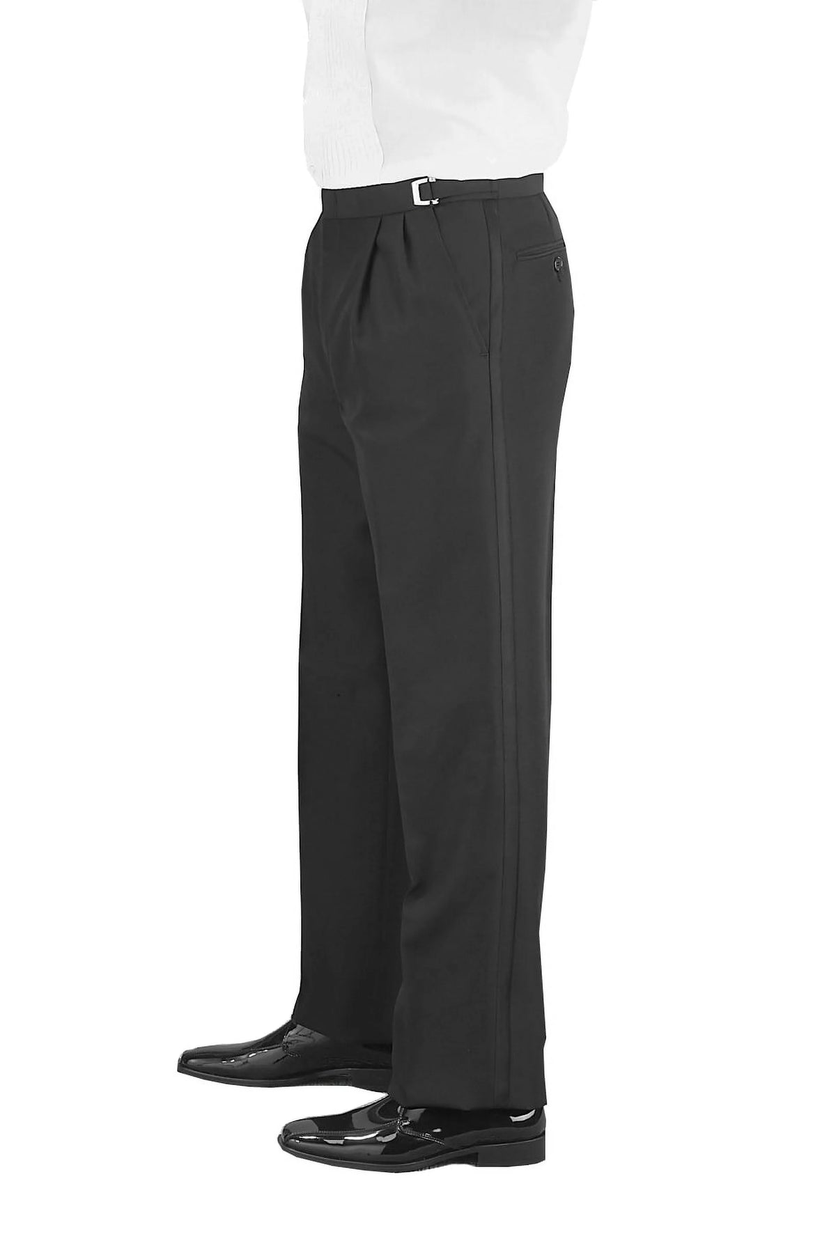 Tuxedo with Pleated Front, Adjustable Waist Pants N8641