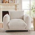 Down-Filled Oversized White Armchair W445784